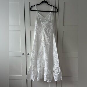New! Cotton DRESS WITH EYELET EMBROIDERY size M and L